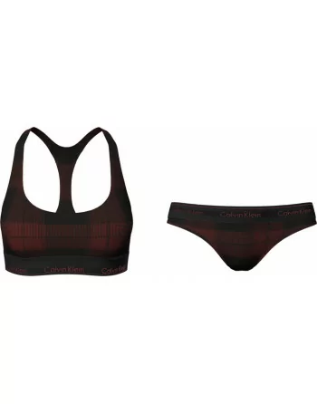 Set Bralette+Slip Calvin Klein Donna 000QF6703A