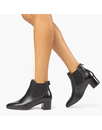 Stivaletto Donna in Pelle NeroGiardini I013570D