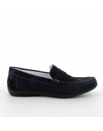 Mocassini Uomo IGI&CO 3609533 in Camoscio Blu modello casual. calzature comode per tutte le Occasioni. Primavera-Estate 2023