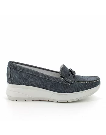 Mocassini Donna IGI&CO 3650333 in Pelle Blu modello casual. Calzature comode per tutte le occasioni Primavera-Estate 2023