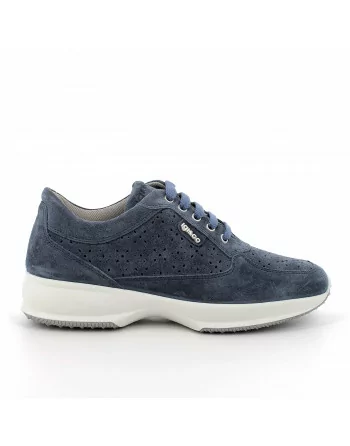 Sneakers Donna IGI&CO 3651100 in Camoscio Jeans modello casual. Calzature comode per tutte le occasioni Primavera-Estate 2023