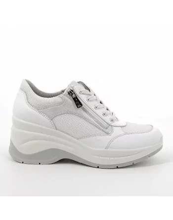 Sneakers Donna IGI&CO 3655111 in Pelle Bianco modello casual. Calzature comode per tutte le occasioni Primavera-Estate 2023