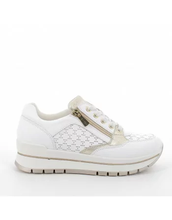 Sneakers Donna IGI&CO 3660300 in Pelle Bianco modello casual. Calzature comode per tutte le occasioni Primavera-Estate 2023