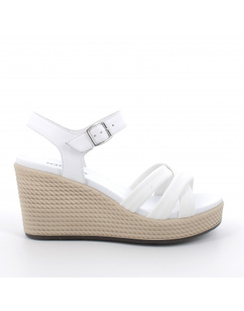 Sandali Donna IGI&CO 3674111 in Pelle Bianco modello casual. Calzature comode per tutte le occasioni Primavera-Estate 2023