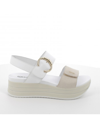 Sandali Donna IGI&CO 3678155 in Pelle Bianco modello casual. Calzature comode per tutte le occasioni Primavera-Estate 2023