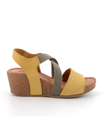 Sandali Donna IGI&CO 3697033 in Pelle Giallo modello casual. Calzature comode per tutte le occasioni Primavera-Estate 2023
