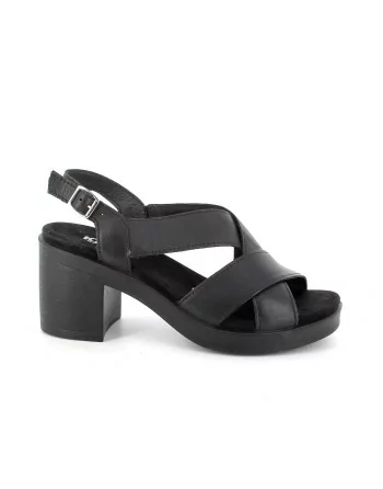 Sandali Donna IGI&CO 3676033 in Pelle Nero modello casual. Calzature comode per tutte le occasioni Primavera-Estate 2023