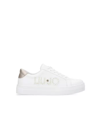 Sneakers Donna LiuJo in Pelle Bianco 4A3703EX097 Alicia 506