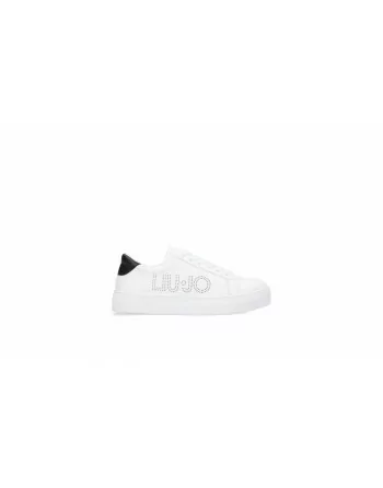 Sneakers Donna LiuJo in Pelle Bianco 4A3705EX014 Alicia 508