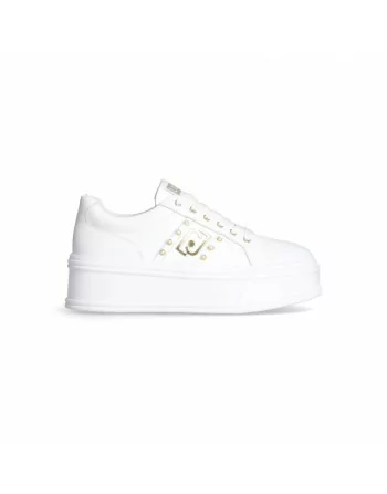 Sneakers Donna Liu-jo Selma 04 BF3143P0102 in Pelle White o Black modello casual. Sneakers casual