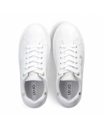 Sneakers Donna Liu-jo Kylie 22 BF3127PX077 in Pelle White modello casual. Sneakers casual