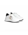 Sneakers Donna Liu-jo Amazing 20 BF3087EX207 in Pelle White e Black modello casual. Sneakers casual