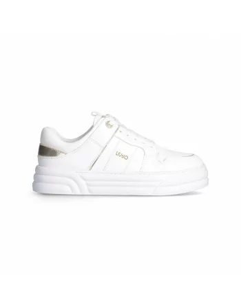 Sneakers Donna Liu-jo Cleo 10 BF3017PX026 in Pelle White modello casual. Sneakers casual