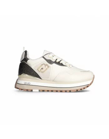 Sneakers Donna Liu-jo Maxi Wonder BF3003PX393 in Pelle Conchiglia modello casual. Sneakers casual