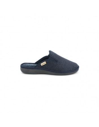 Ciabatta Uomo Grunland 3150 in Feltro Blu Ciabatte riposanti per un confort assoluto.