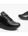 Sneakers Donna NeroGiardini I308370D in Pelle Nero modello casual. Autunno Inverno 2023