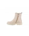 Stivaletto Bambina Grunland 2056 Pelle Beige o Nero modello casual. Calzature comode per tutte le Occasioni. Inverno 2023.