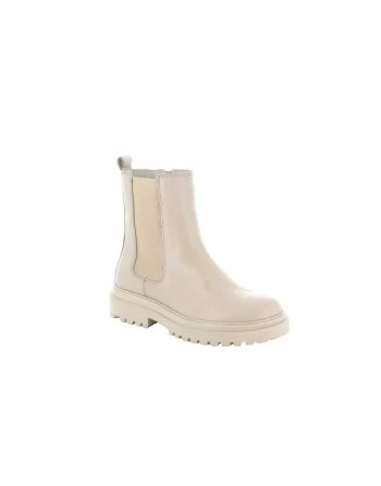 Stivaletto Bambina Grunland 2056 Pelle Beige o Nero modello casual. Calzature comode per tutte le Occasioni. Inverno 2023.