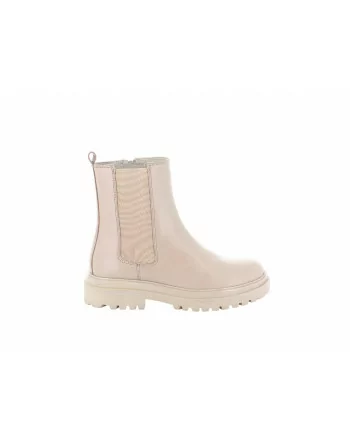 Stivaletto Bambina Grunland 2056 Pelle Beige o Nero modello casual. Calzature comode per tutte le Occasioni. Inverno 2023.