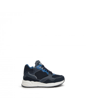 Sneakers Bambino NeroGiardini I334501M Pelle Blu modello casual