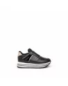 Sneakers Bambina NeroGiardini I332711F Pelle Nero o Osso modello casual