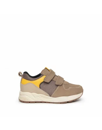 Sneakers Bambino NeroGiardini I328971M Pelle Biscotto modello casual