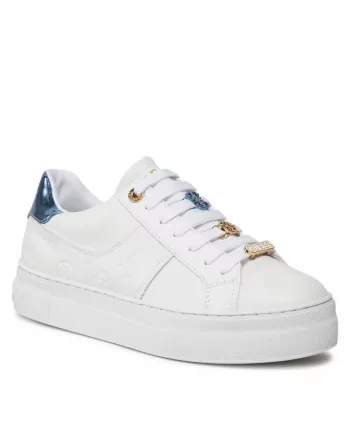 Sneakers donna Guess Giella Sneakers donna Guess in pelle Bianco con accessori Giella FLJGIEFAL2