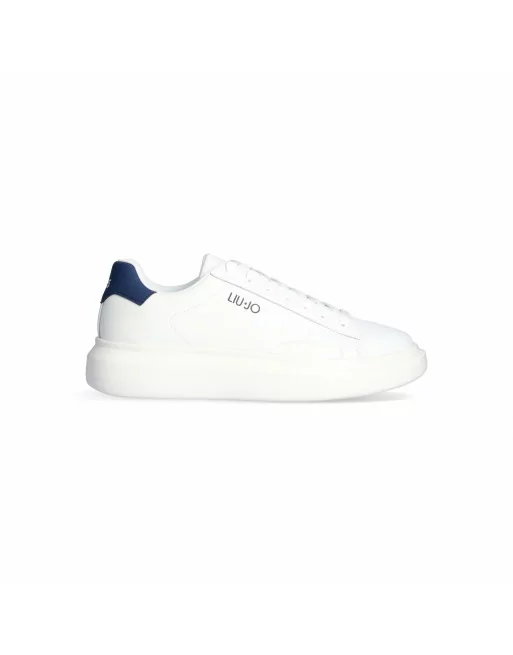 Sneakers Uomo Liu-jo 7B4027PX474 in Pelle Bianco-Blu o Bianco-Nero modello casual