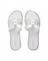 Ciabatta Donna Liu-jo 4A4711EX246 in Pelle White modello casual.