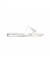 Ciabatta Donna Liu-jo 4A4711EX246 in Pelle White modello casual.