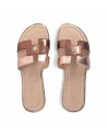 Ciabatta Donna Liu-jo 4A4711EX013 in Pelle Nude modello casual.