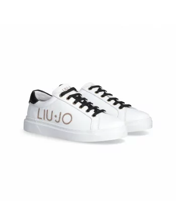 Sneakers Donna Liu-jo 4A4709P0062 in Pelle White modello casual