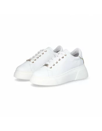 Sneakers Donna Liu-jo 4A4717P0062 in Pelle White o Butter modello casual.