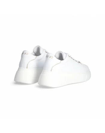 Sneakers Donna Liu-jo 4A4717P0062 in Pelle White o Butter modello casual.