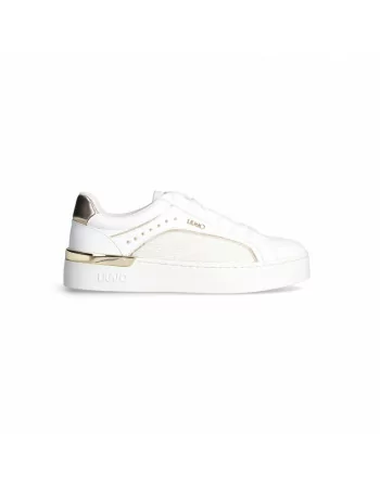 Sneakers Donna Liu-jo BA4037EX185 in Pelle White modello casual