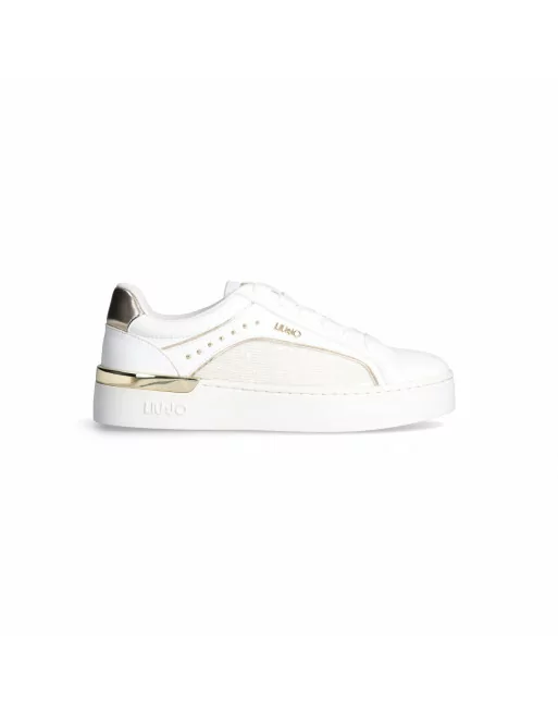 Sneakers Donna Liu-jo BA4037EX185 in Pelle White modello casual