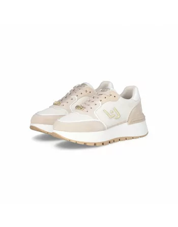 Sneakers Donna Liu-jo BA4005PX380 in Camoscio Sand o Loft modello casual.