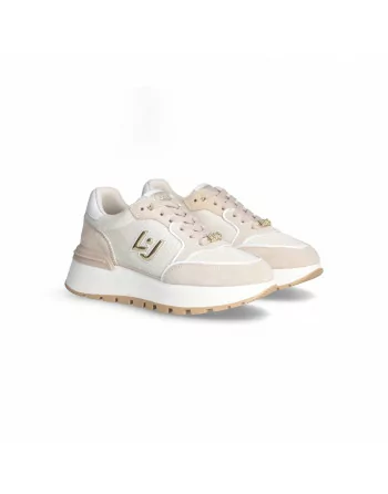 Sneakers Donna Liu-jo BA4005PX380 in Camoscio Sand o Loft modello casual.