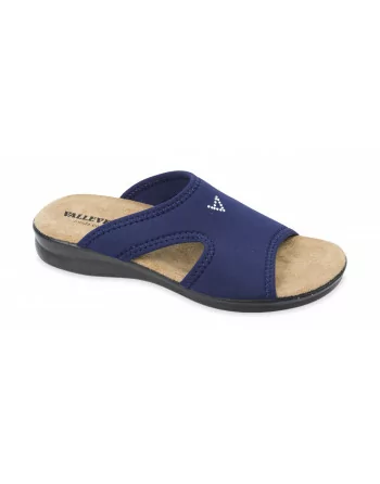 Sandali Donna Valleverde 25321 in Elastico Rosso o Blu o Nero modello casual. Calzature comode