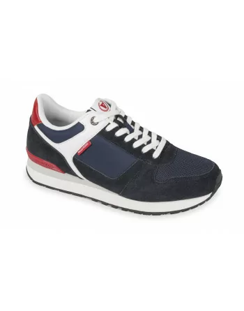 Sneakers Uomo Valleverde 38900 in Pelle Cement o Blu modello casual. Calzature comode