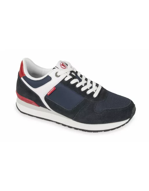 Sneakers Uomo Valleverde 38900 in Pelle Cement o Blu modello casual. Calzature comode