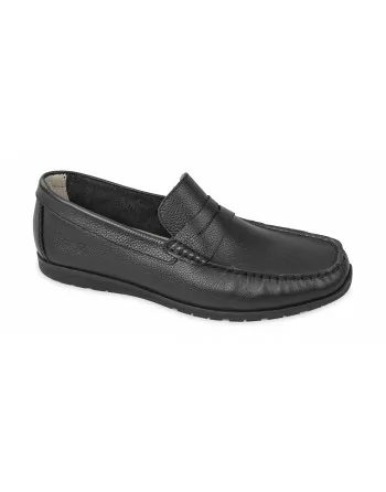 Mocassini Uomo Valleverde 36940 in Pelle Blu o Nero o Marrone modello casual. Calzature comode