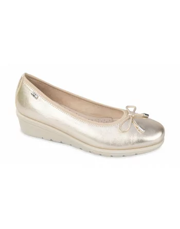 Ballerine Donna Valleverde VS10330 in Pelle Platino o Blu modello casual. Calzature comode