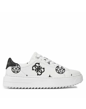 Sneakers Donna Guess in Pelle Bianco DS4 FAL con LOGO