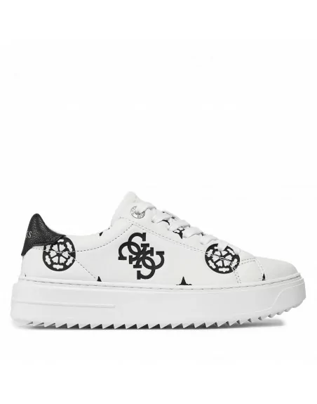 Sneakers Donna Guess in Pelle Bianco DS4 FAL con LOGO