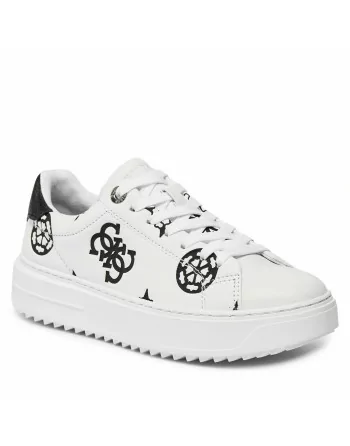 Sneakers Donna Guess in Pelle Bianco DS4 FAL con LOGO