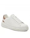 Sneakers Donna Guess in pelle Bianco BFALI12 con logo in rilievo