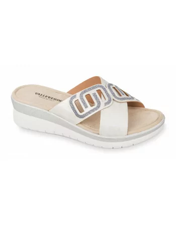 Sandali Donna con zeppa Valleverde 52101 Perla o Bronzo