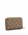 Portafoglio Donna Guess modello LAUREL Cuoio o Beige