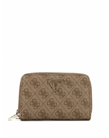 Portafoglio Donna Guess modello LAUREL Cuoio o Beige